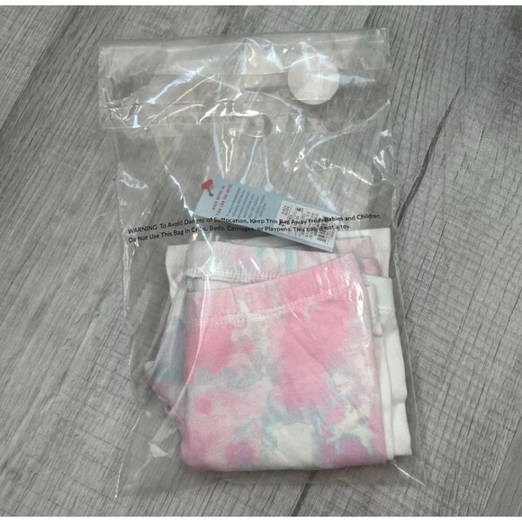 NWT Cat & Jack Toddlers Size 2T Bike Shorts Tie Dye Pull-On Pink - Picture 9 of 10